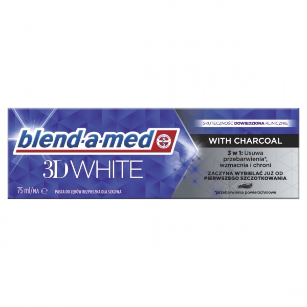 Зубна паста Blend-a-Med 3D White Деревне вугілля 75 мл
