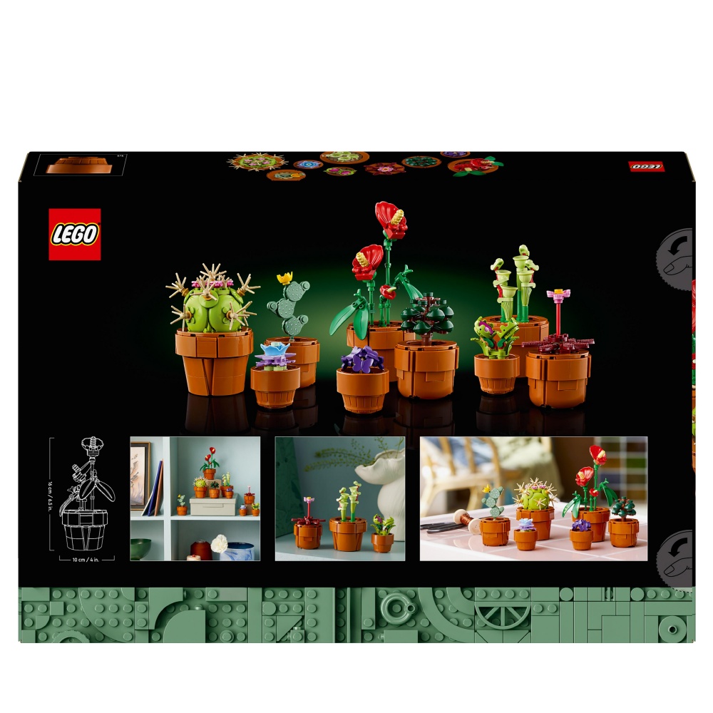 Конструктор LEGO Icons Мініатюрні рослини 10329