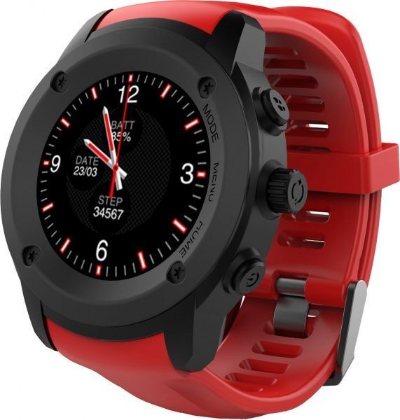 Смарт-часы Nomi W30 black/red  — фото 1