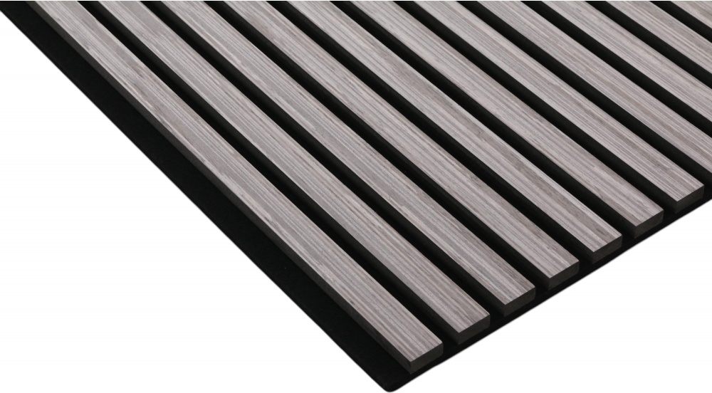 Реечная панель акустическая Freyr Forest GV-1908T 2800x600x21 мм дерево серое 1,68 м.кв