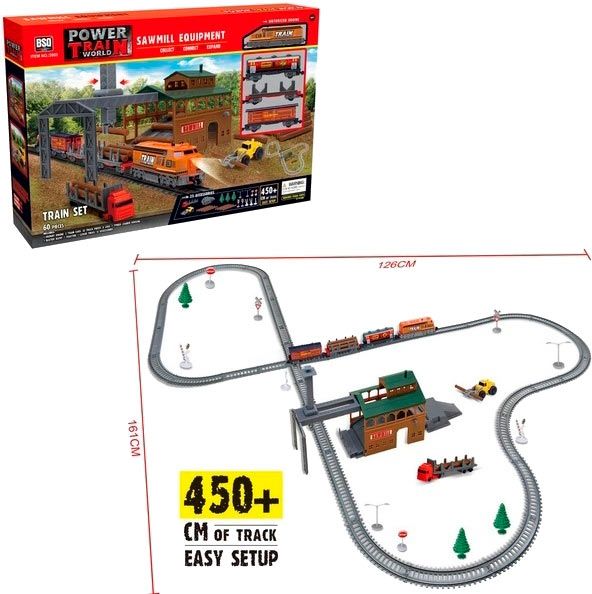 Ігровий набір Maya Toys Залізна дорога з навантажувачем 2083