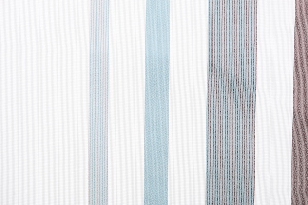 Тканина тюлева 300 см сітка бірюзова смужка 