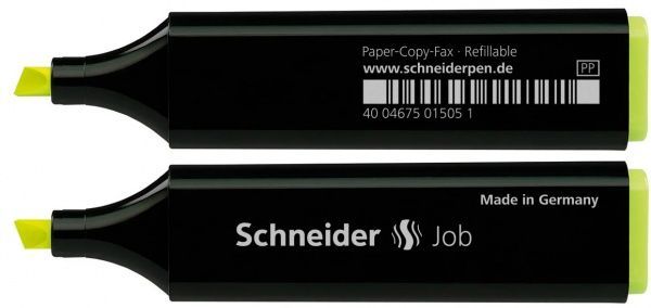 Маркер текстовый Schneider JOB 150 Universal S10597 желтый 