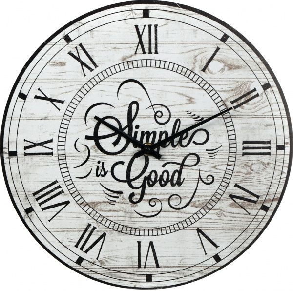 Часы Simple is good 30 см