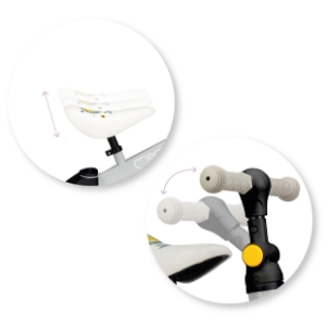 Беговел-велосипед MoMi LORIS 4в1 yellow ROBI00040