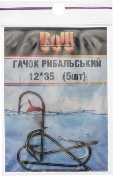 Гачок Rolli 12 х 35 5 шт.