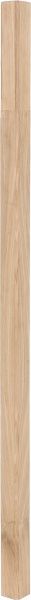 Балясина дубова пряма зрощена фрезована 40х40х950 мм