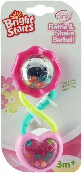 Погремушка Bright Starts Штанга розовая 8672