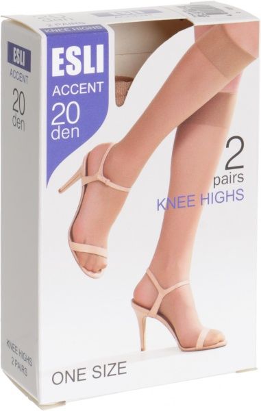 Гольфы ESLI ACCENT 20 den melone р. 23-25 