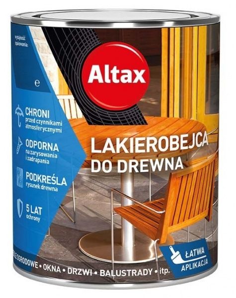 Лакобейц для древесины Altax сосна сатиновый глянец 0,25 л