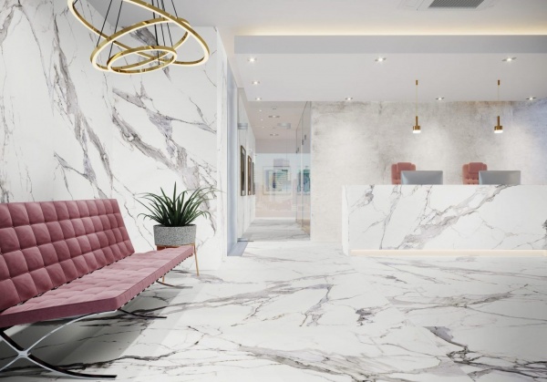 Плитка Cerrad Calacatta White Rect 1197х597 мм 