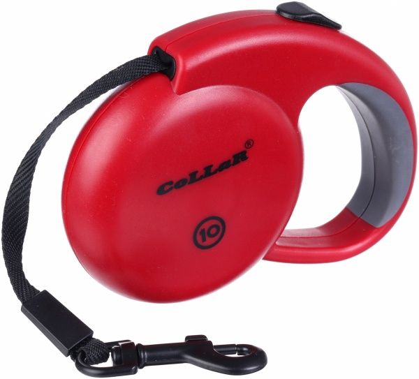 Повідець-рулетка Collar Control до 10 кг 3 м червоний 81203