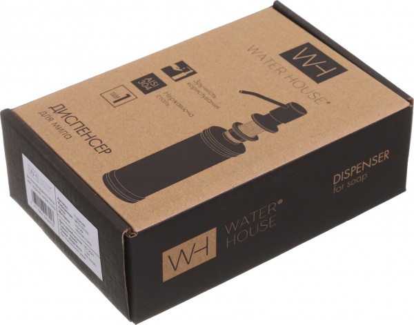 Дозатор для рідкого мила Water House чорний