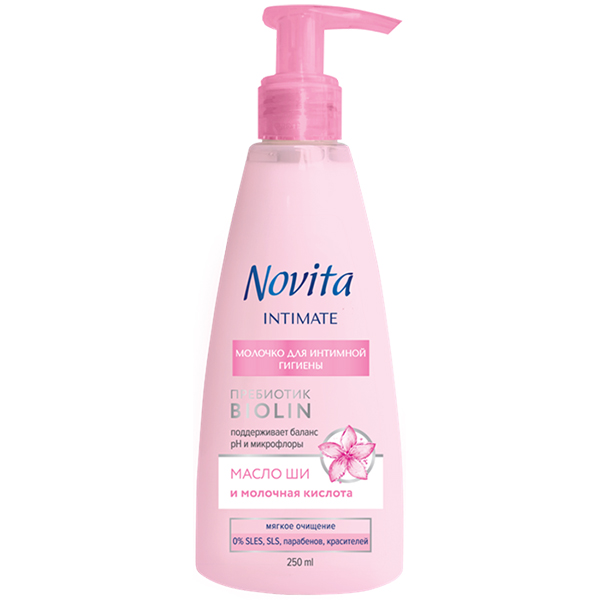 Молочко для интимной гигиены Novita Intimate 250 мл