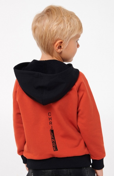 Толстовка для мальчика Smil р.110 кирпичный 116546 