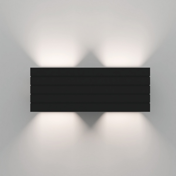 Бра Luminaria 2x40 Вт G9 черный CARDIFF DOUBLE S2201-2 BK 