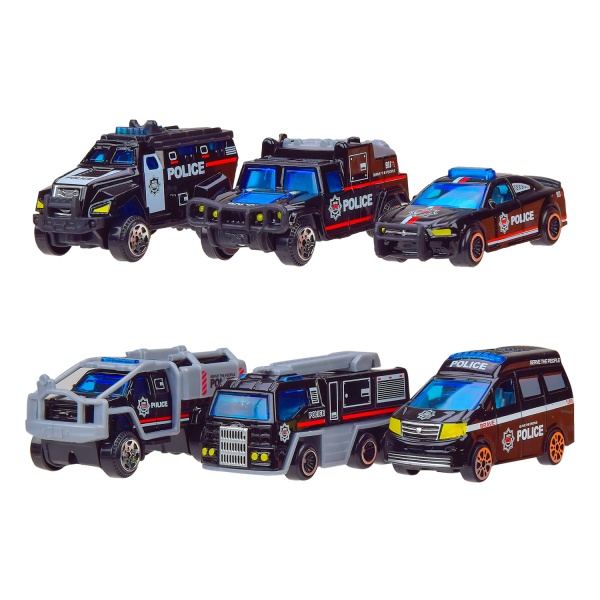 Набір машинок Shantou Поліція 1:64 MH-203
