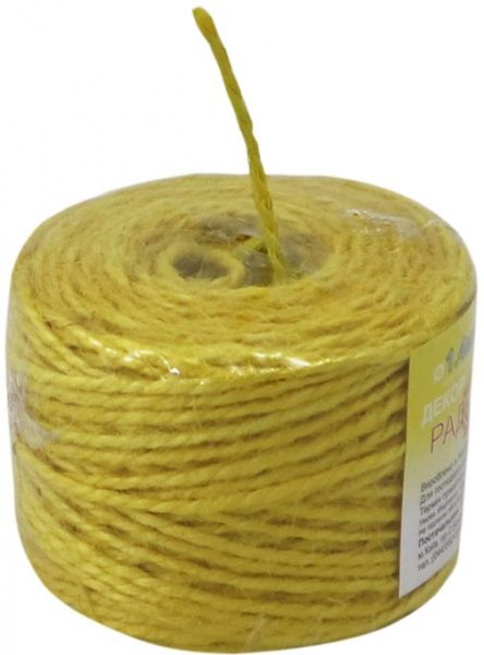 Шпагат Радосвіт 1,4 мм 45 м жовтий 0,05 кг