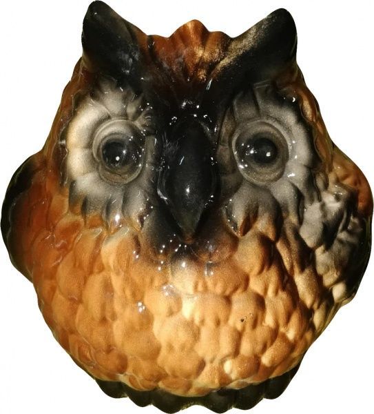 Кашпо Сова малая коричневый 