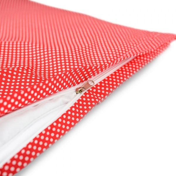 Комплект постельного белья IDEIA в коляску Бязь Горошек 60х80 см красный 8000010446 