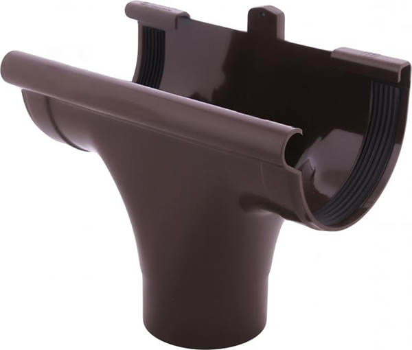 Воронка желоба PROFiL 90 мм коричневый 