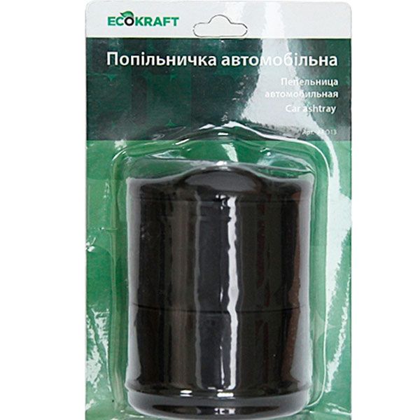 Пепельница автомобильная EcoKraft APO13 черный