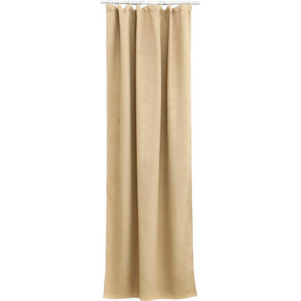 Штора-блэкаут Underprice Embossed Palm тауп 150x275 см