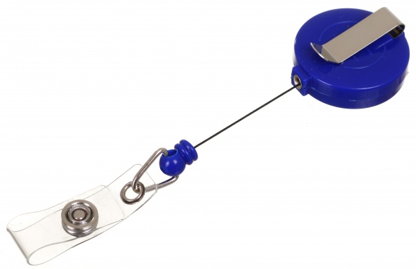 Клип-рулетка для бейджа синий UP! (Underprice)