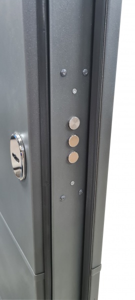 Дверь входная Булат Elegant 703 грей 2050x850 мм правая