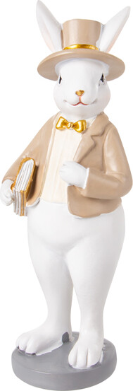 Фигурка декоративная Кролик в шляпе 5,5x5,5x15 см 192-230 Lefard