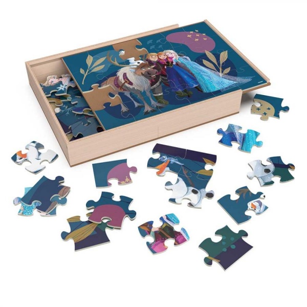 Пазл дерев’яний Spin Master дерев’яний 3 в 1 Крижане серце 21х28 см SM98297/6066795