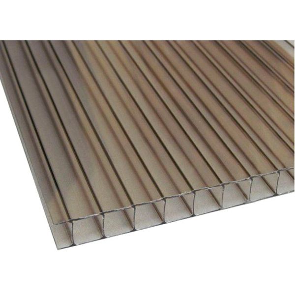 Полікарбонат стільниковий SOTON Pro 8 мм 3000х1050 мм бронзовий