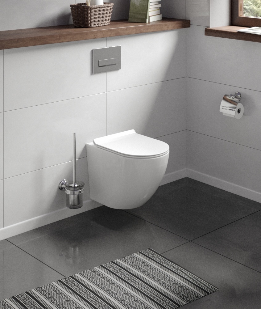 Унітаз підвісний Koller Pool ROUND з сидінням Soft-close змив Tornado