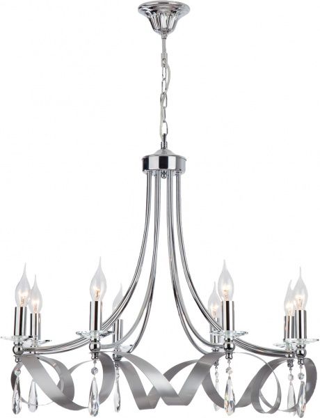 Люстра підвісна Strotskis Adelia 8x60 Вт E14 хром 60064/8 