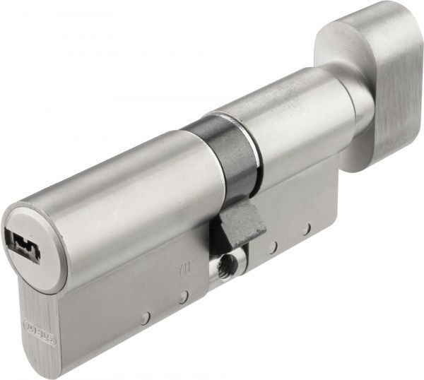Цилиндр Abus KD15 40x30 ключ-вороток 70 мм матовый никель