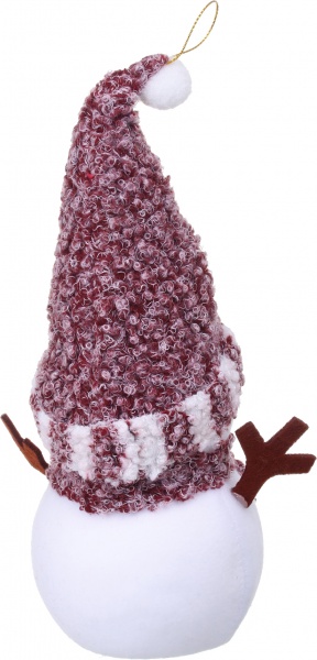 Підвіска Сніговик пінопласт мікс 4 види 14 см 