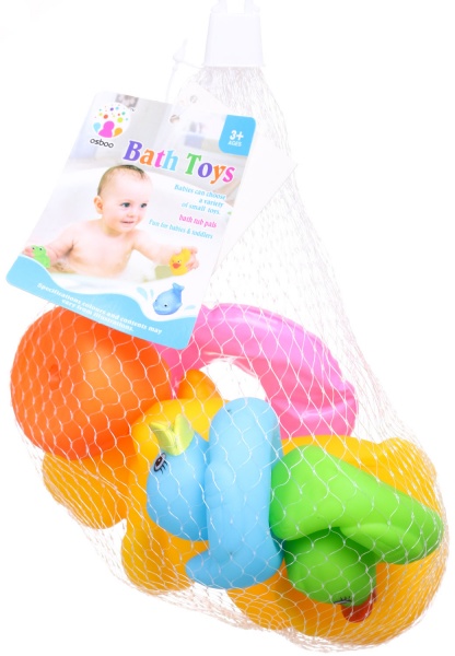 Ігровий набір для ванної MERX Limited каченята в сітці кольорові MX0263294