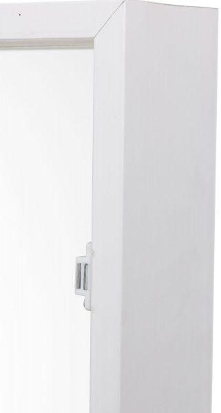 Напольное зеркало с секцией для хранения аксессуаров 3600x12300 мм белый 