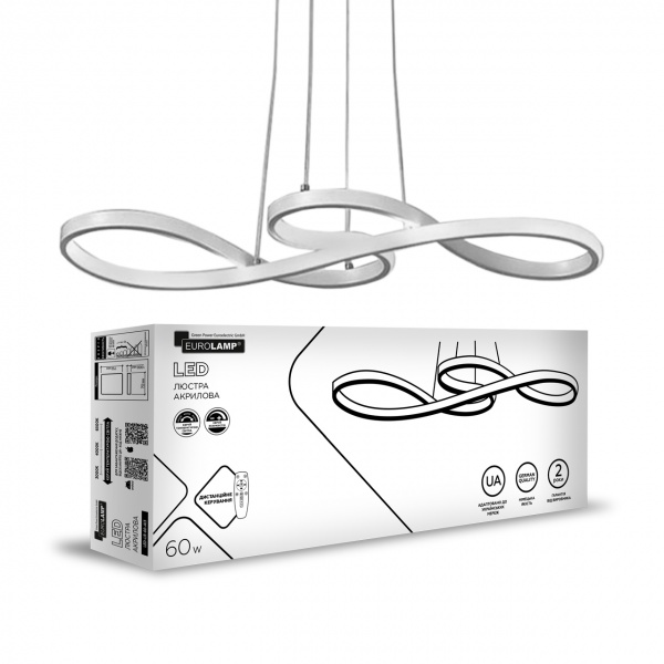 Люстра світлодіодна Eurolamp A13 60 Вт білий LED-LR-60-A13 