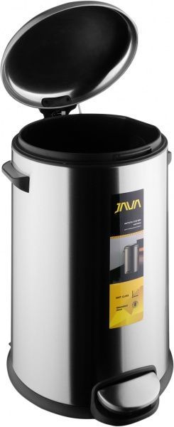 Ведро с педалью Java JH-8852TYG-8L-crome