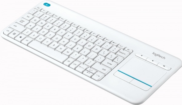 Клавіатура Logitech Wireless Touch Keyboard K400 Plus (L920-007146) white 