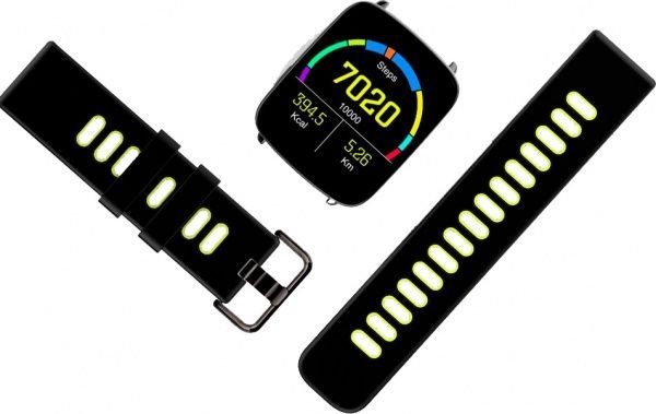 Смарт-годинник Nomi W20 black/yellow 