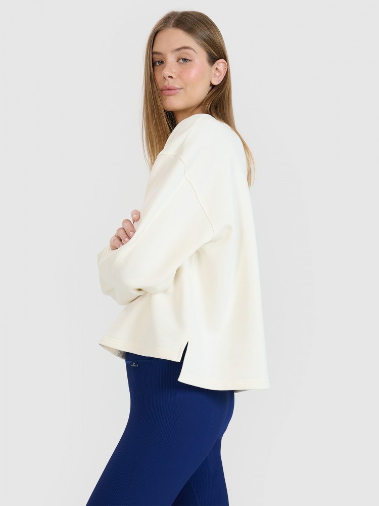 Свитшот 4F SWEATSHIRT F1543 4FWSS25TSWSF1543-11S р.L бежевый