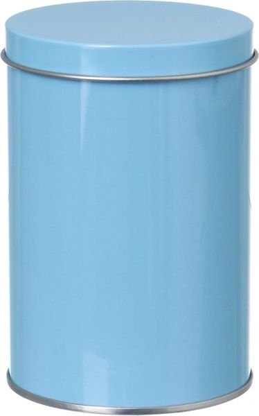 Банка с крышкой Tube 8x12 см синяя