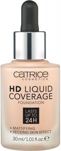 Тональна основа Catrice HD Liquid Coverage Foundation №010 Light Beige 30 мл