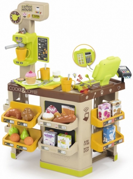 Інтерактивний ігровий набір Smoby Coffee House зі звуковими ефектами й аксесуарами 350214