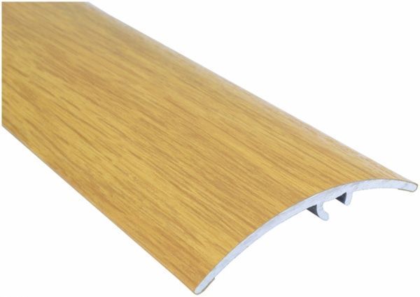 Порожек алюминиевый лестничный Olvis скрытый крепеж 50x1350 мм дуб натуральный 