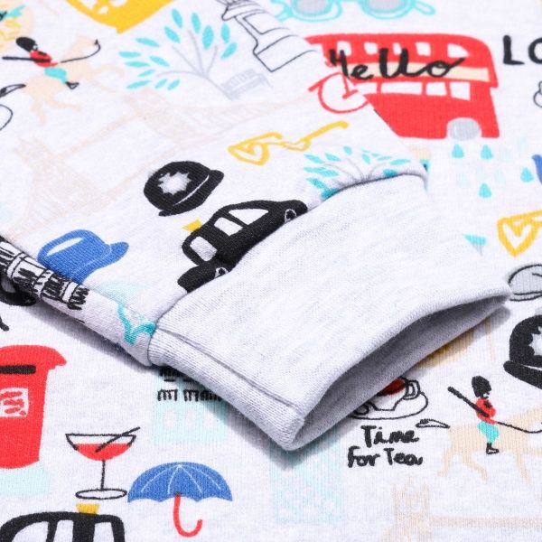 Піжама для хлопчиків Татошка р.140 білий із принтом 102202 