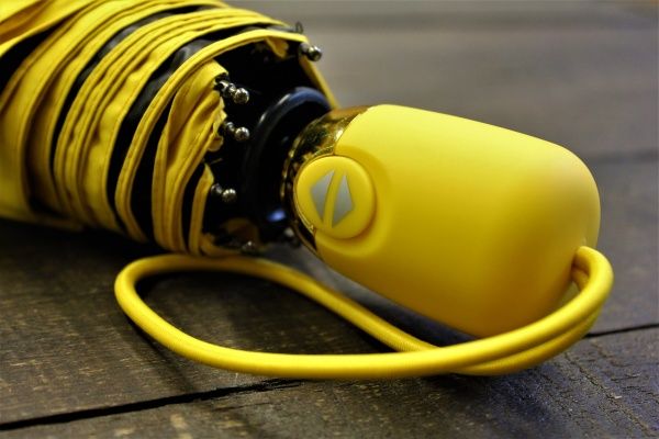 Парасолька KRAGO повний автомат жовтий 