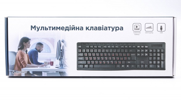 Клавіатура Gembird KB-UM-107-UA (KB-UM-107-UA) black 